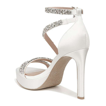 Love Dress Sandal - Silk White Satin