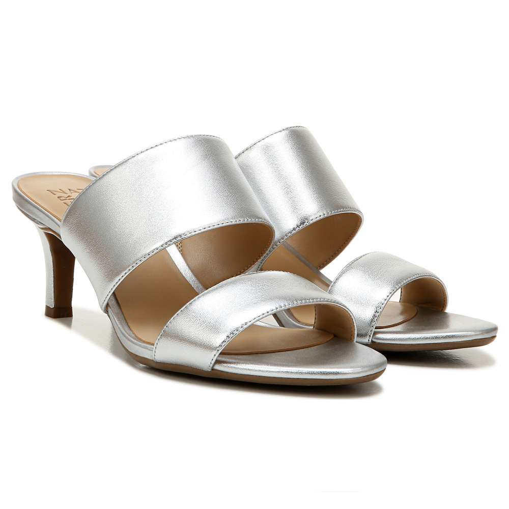 Tibby Mule Sandal - Silver