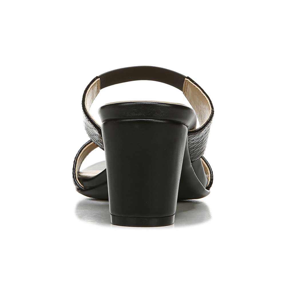 Venus Dress Sandal - Black Snake/Leather