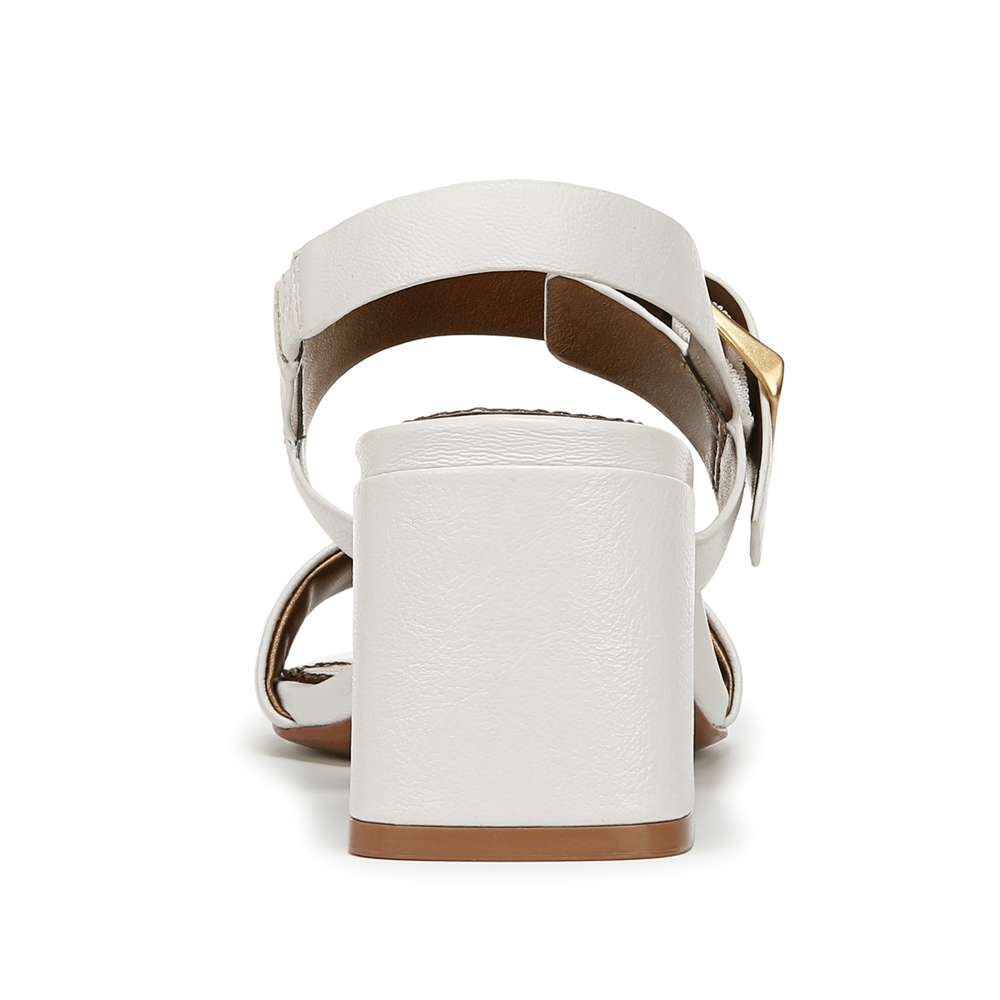 Vicky Dress Heeled Sandal - Warm White