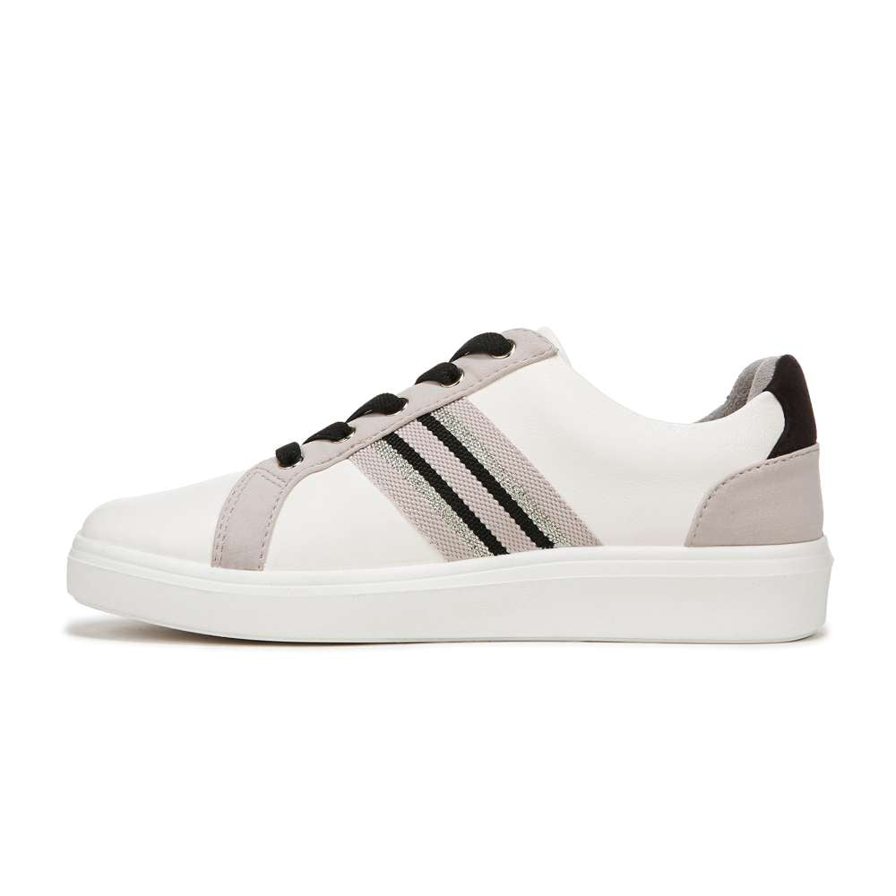 Happy Friday Lace Up Sneaker - White/Black