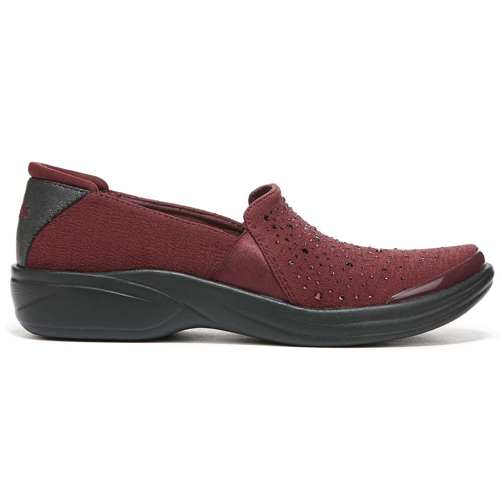 Poppyseed Slip-On - Windsor Red Rhinestone