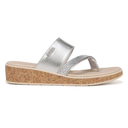 Bora Bright Sandal - Silver Metallic