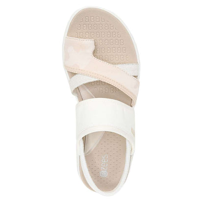 Call Me Sandal - White Fabric