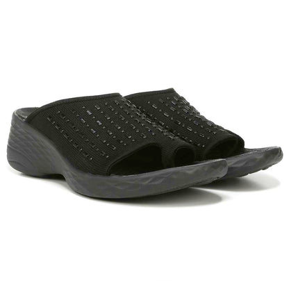Jellybean Wedge Sandal - Black