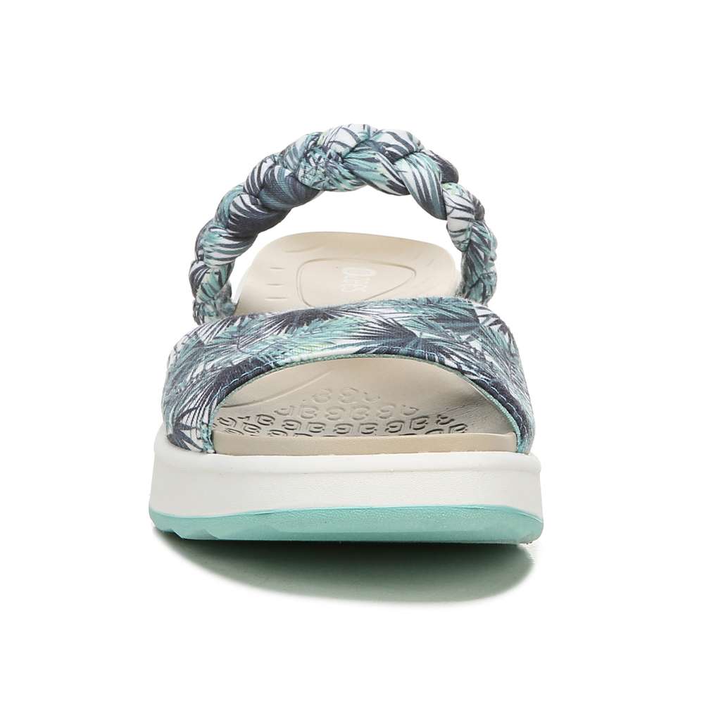 New Wave Slide Sandal - Green Leaf