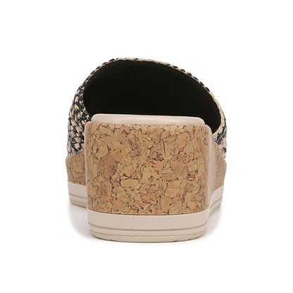 Runaway Slide Wedge Sandal - Black Multi