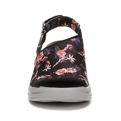 Viva Wedge - Black Tropical