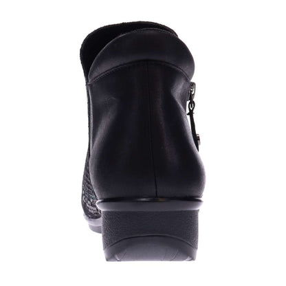 Damascus Boot - Black Metallic Python/Onyx