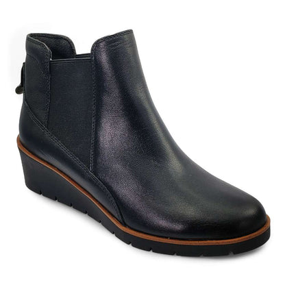 Galway Wedged Boot - Black