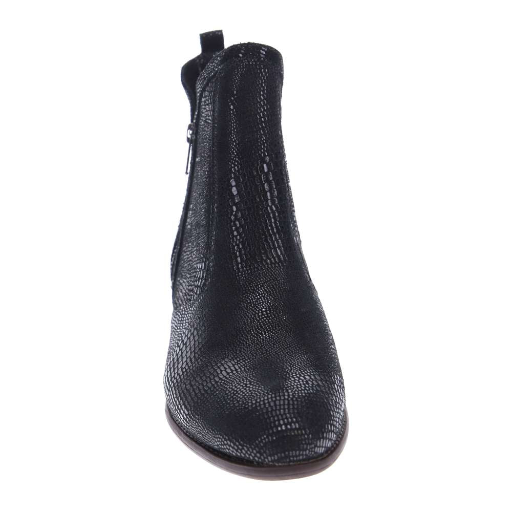 Siena Bootie - Black Lizard