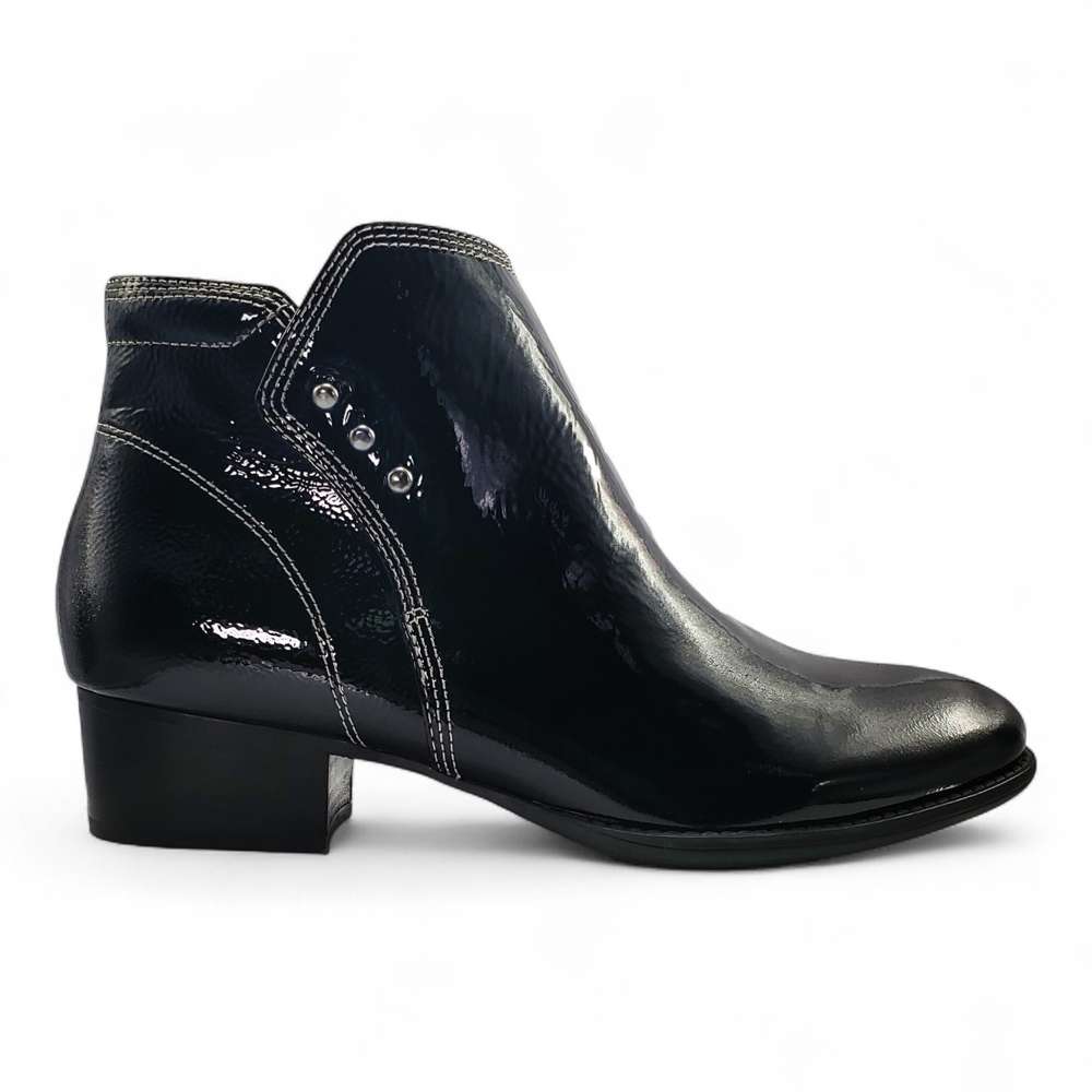 Tiko Ankle Bootie - Black Patent