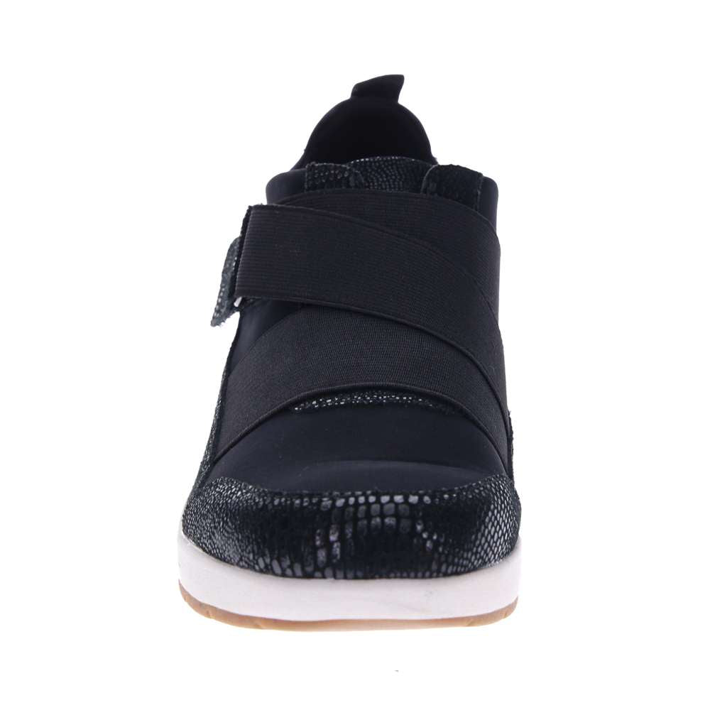 Virginia Adjustable Sneaker - Black Lizard