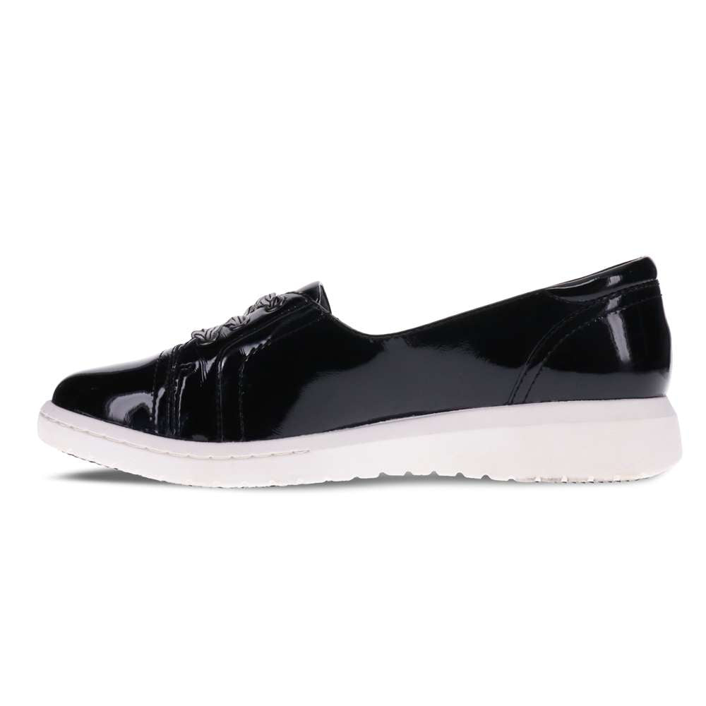 Bridgette Slip-On Sneaker - Black Patent