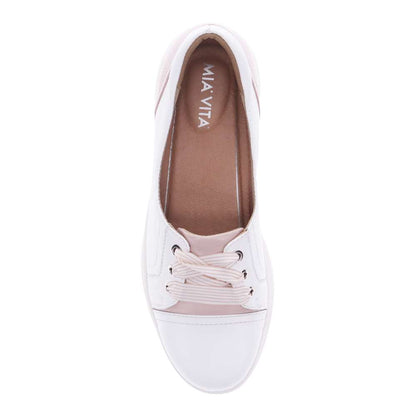 Bridgette Slip-On Sneaker - White/Blush