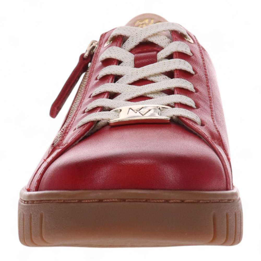 Luna Lace-Up Sneaker - Ruby Red