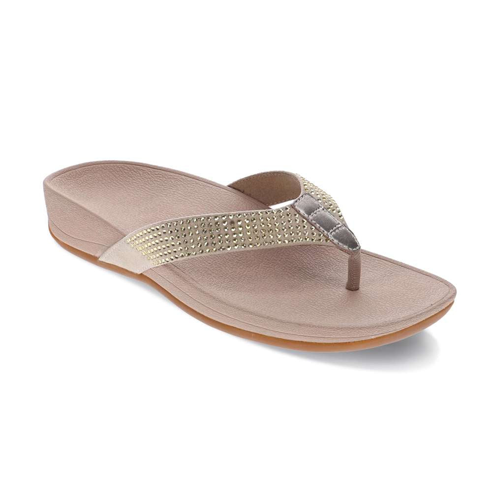 Allora Toe Post Sandal - Champagne