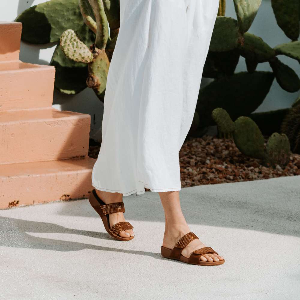 Avoca Slide Sandal - Bronze