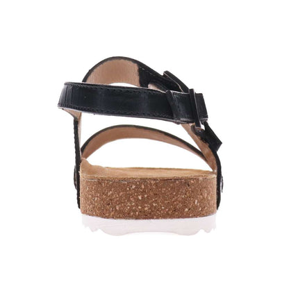 Brag Sandal - Black Croc