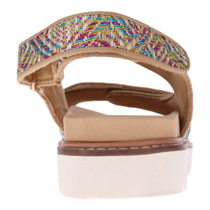Dakota Sandal - Multi Raffia