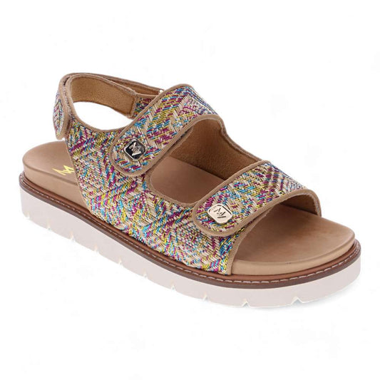 Dakota Sandal - Multi Raffia