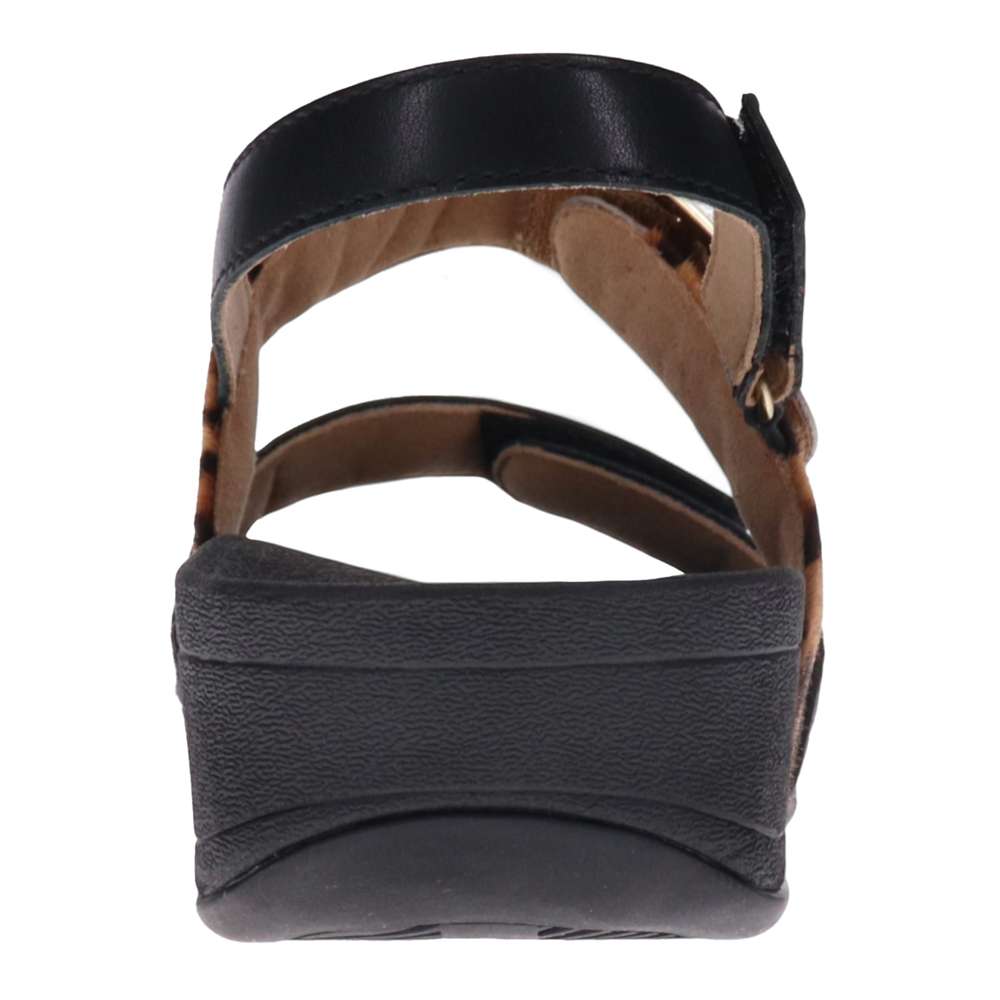 Florini Platform Sandal - Black Leopard