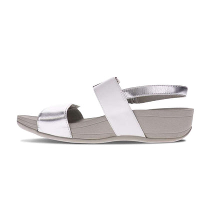 Florini Platform Sandal - White/Silver