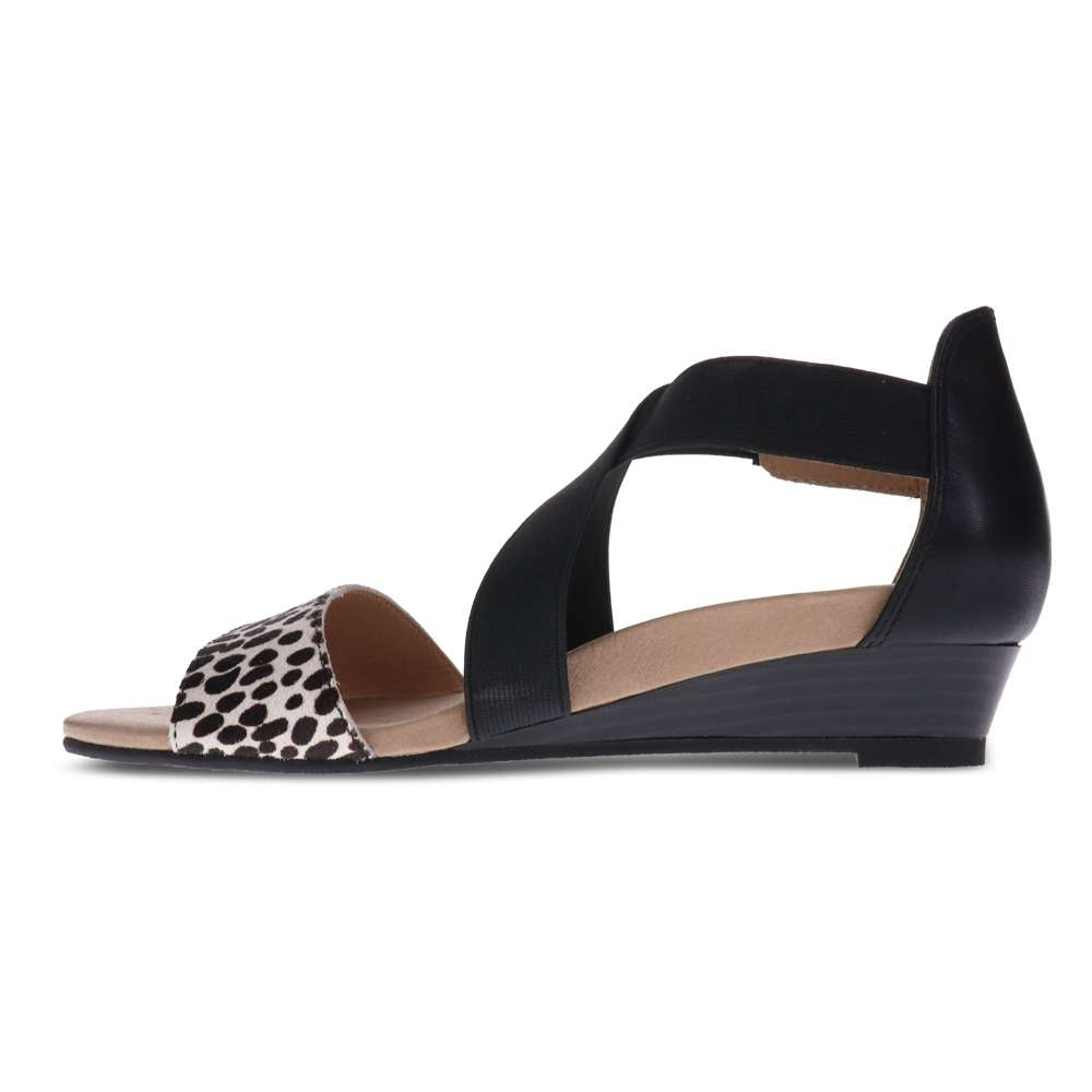 Hydro Wedge Sandal - Black Ocelot