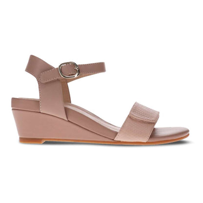 Nelly Wedge Sandal - Pink