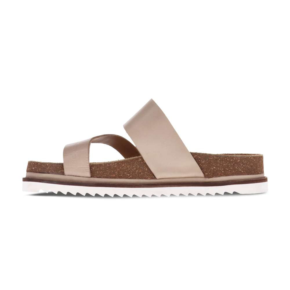 Serena Slide Sandal - Beige