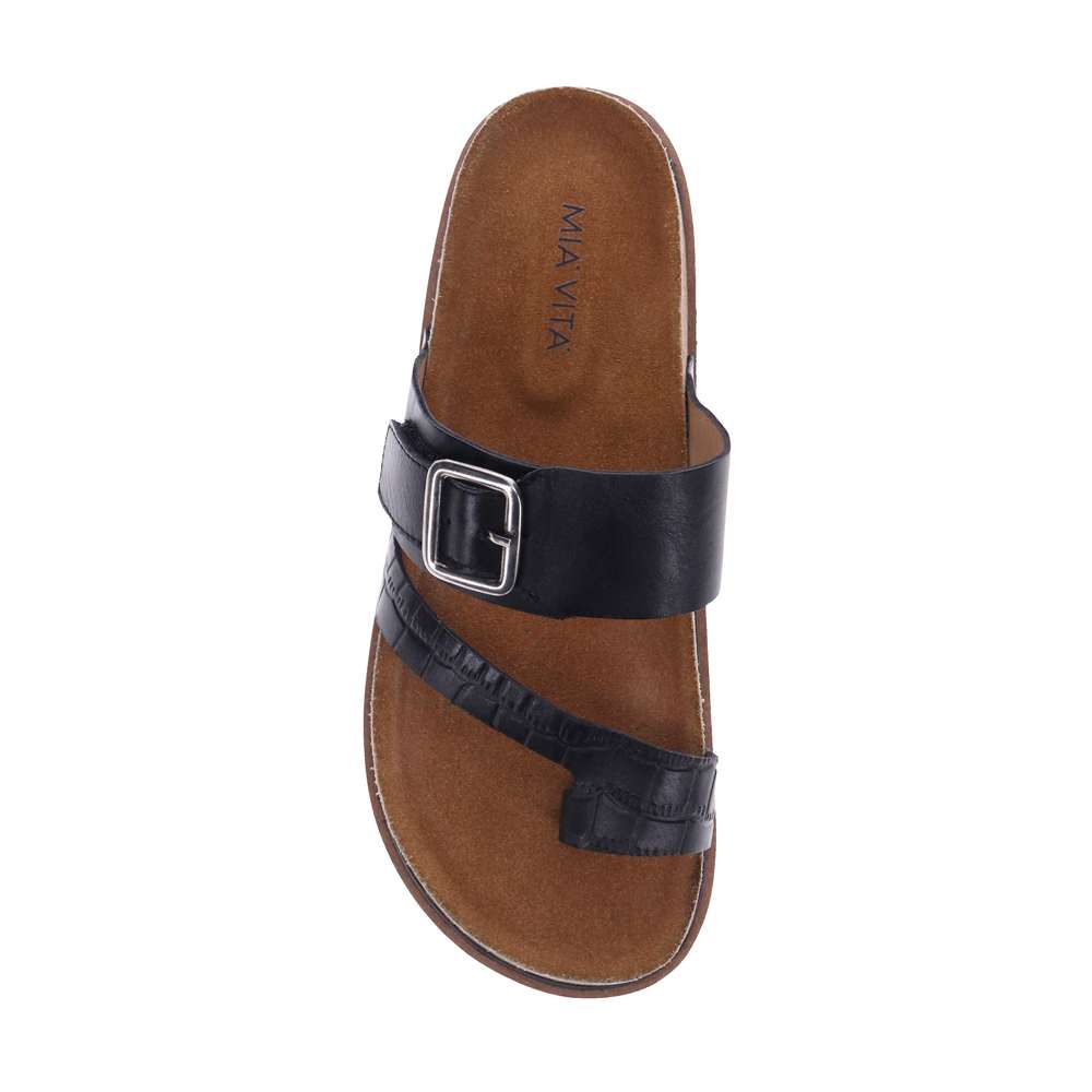 Serena Slide Sandal - Black