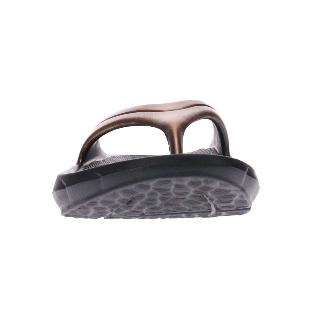 Vitality Toe Post Sandal - Black/Bronze