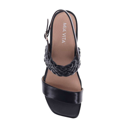 Yuki Heeled Sandal - Black