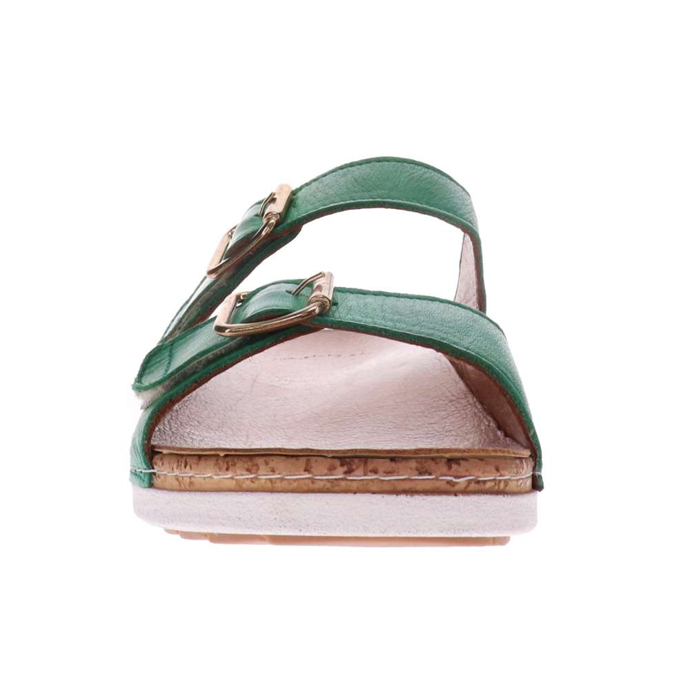 Brighton Slide Sandal - Emerald