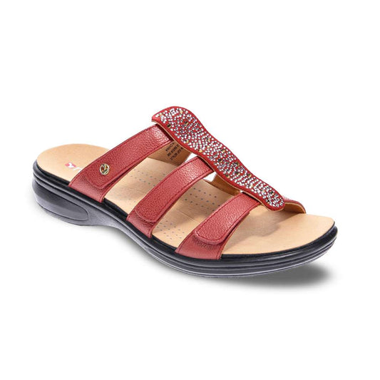Catalina Slide - Ruby Metallic