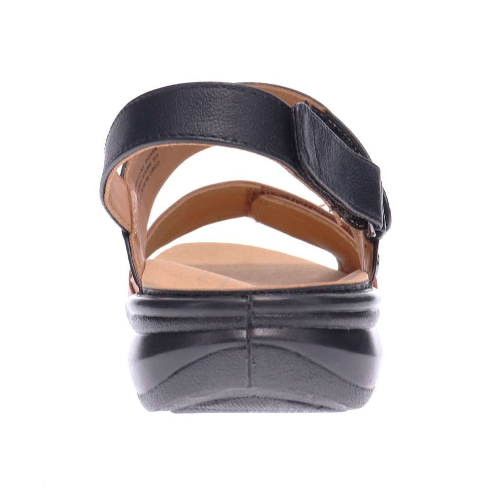 Como Adjustable Sandal - Black/Tan