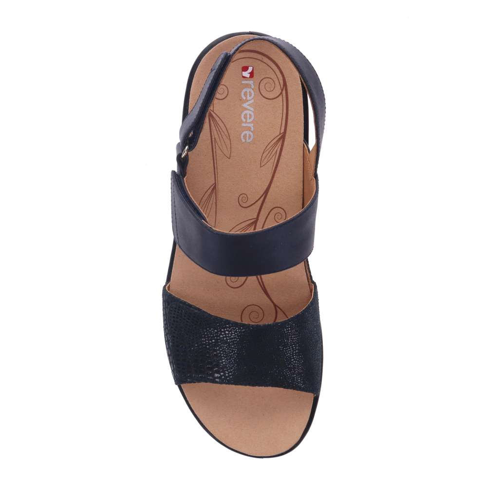 Como Adjustable Sandal - Sapphire/Navy Lizard