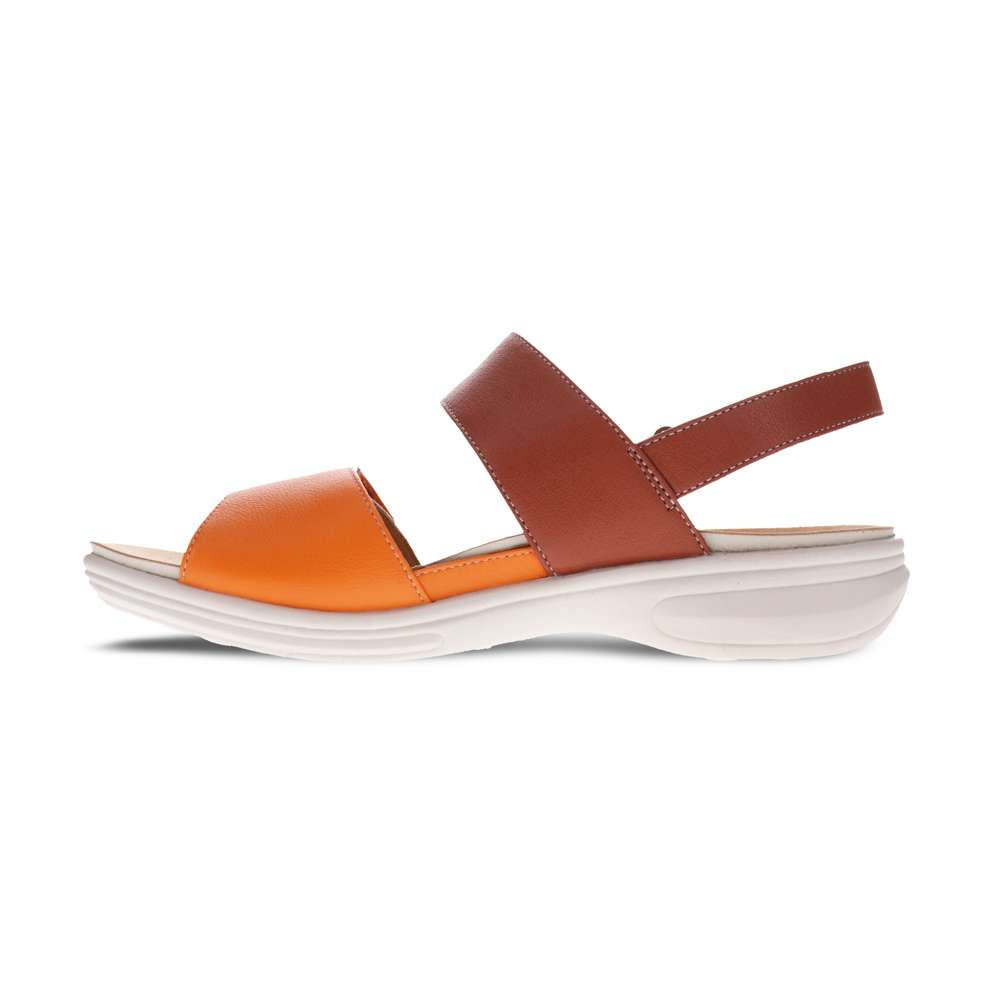 Como Adjustable Sandal - Rustic Orange