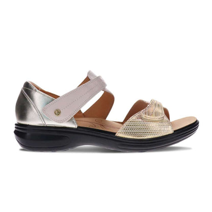 Geneva Sandal - Mixed Metallic