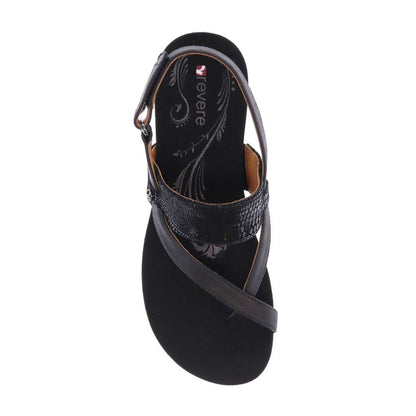 Honolulu Backstrap Wedge - Onyx/Black Lizard