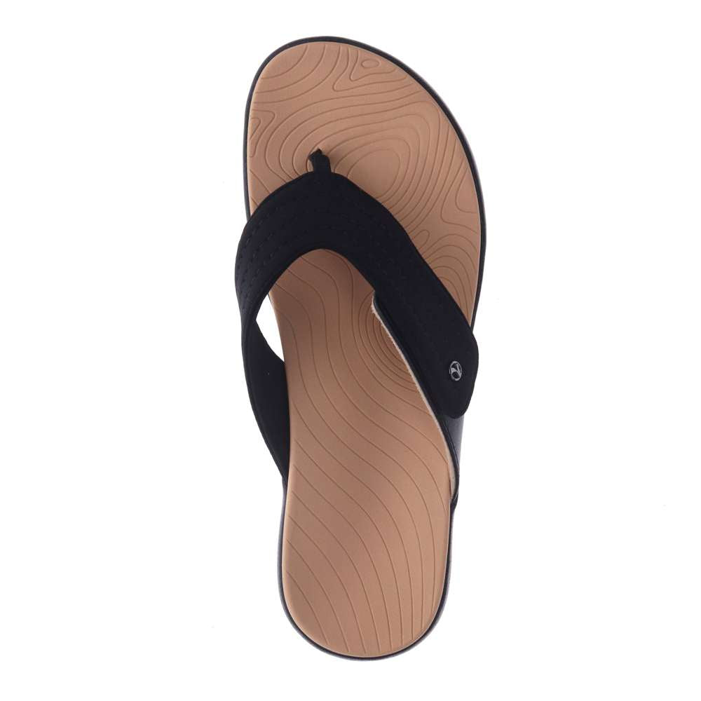 Kauai Toe Post Sandal - Black