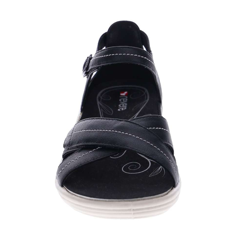 Lucea Sandal - Black French/ White