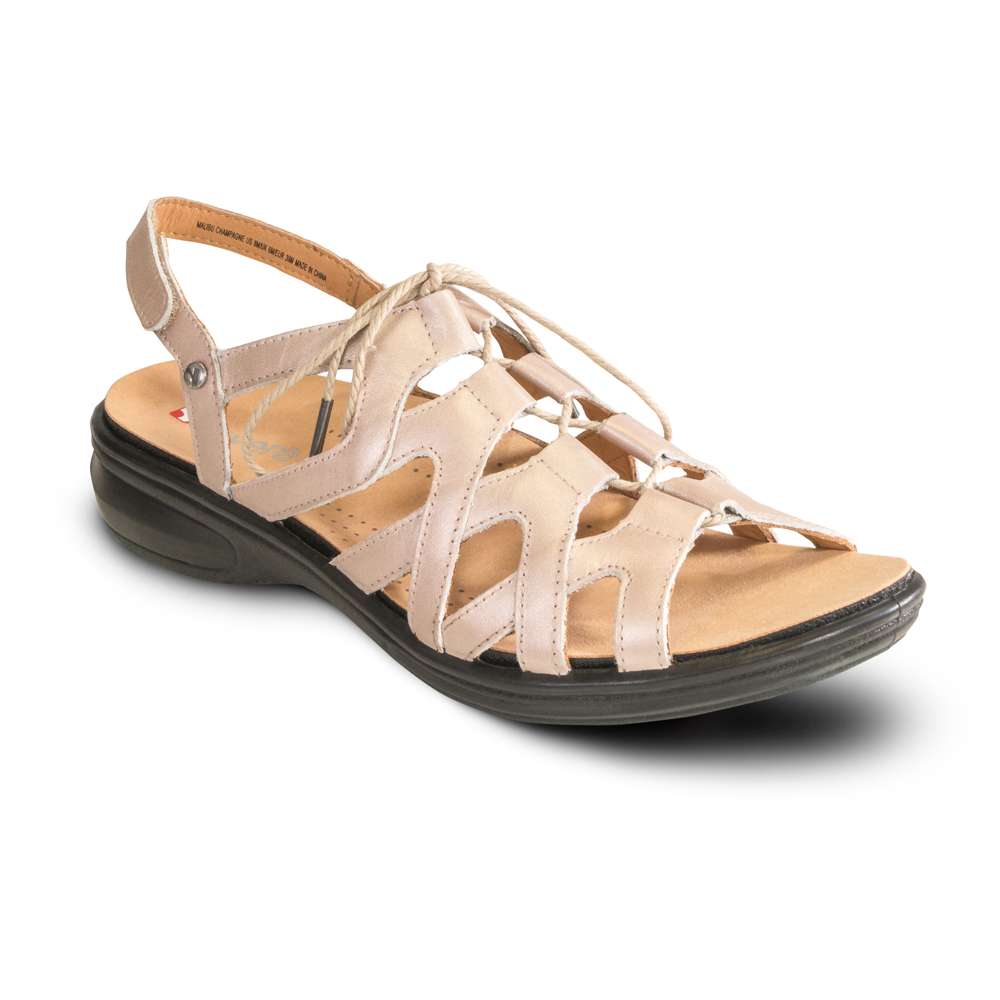 Malibu Ghillie Sandal - Champagne