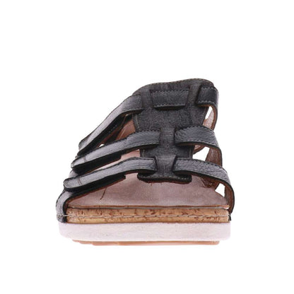 Santorini Gladiator Sandal - Black