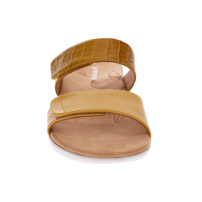 Seaside Slide Sandal - Mustard French/Croc