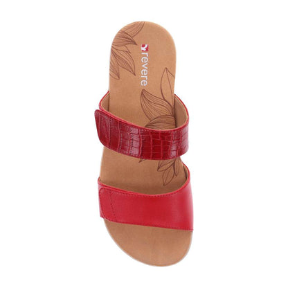Seaside Slide Sandal - Red French/Croc