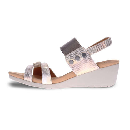 Tahiti Wedge - Metallic Interest