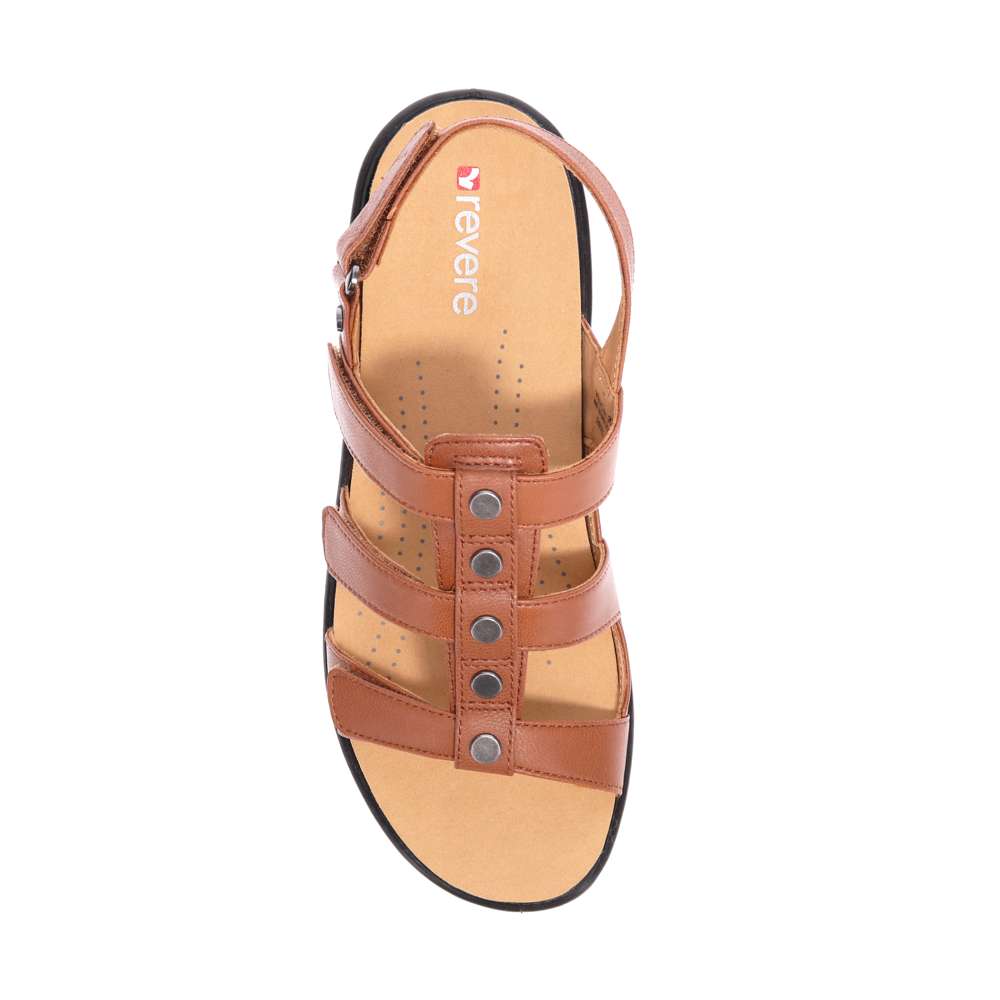 Toledo Backstrap Sandal - Cognac