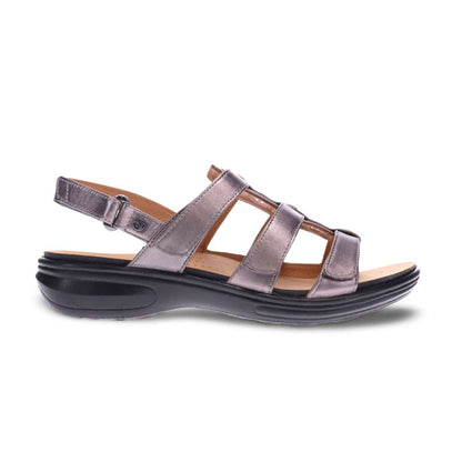 Toledo Backstrap Sandal - Gunmetal