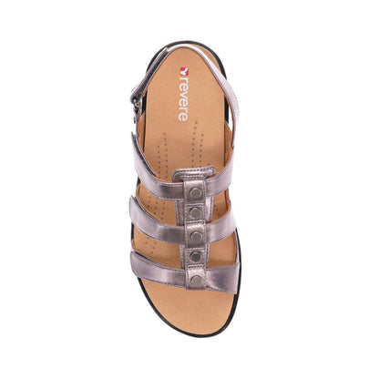Toledo Backstrap Sandal - Gunmetal